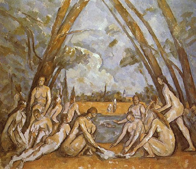 Paul Cezanne The Large Bathers oil painting picture